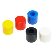 100 gab. 6x6 atslēgu vāciņi A56 slēdža vāciņš (paredzēts 6 * 6 pogām) Daudzkrāsains diametrs, aptuveni 3,2 mm augstums, aptuveni 6 milj.