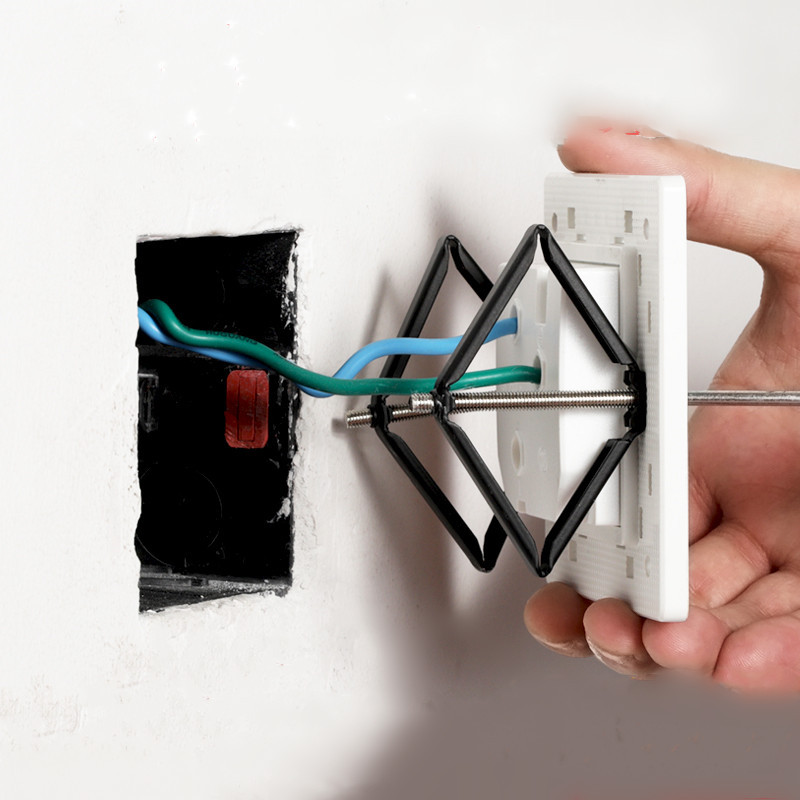 1 komplekti seinakinnituse lülituskarbi remonditööriista salajane hoiukoht 120 118 86 mm lülitikasseti parandaja tugivarda elektriku tarvikud