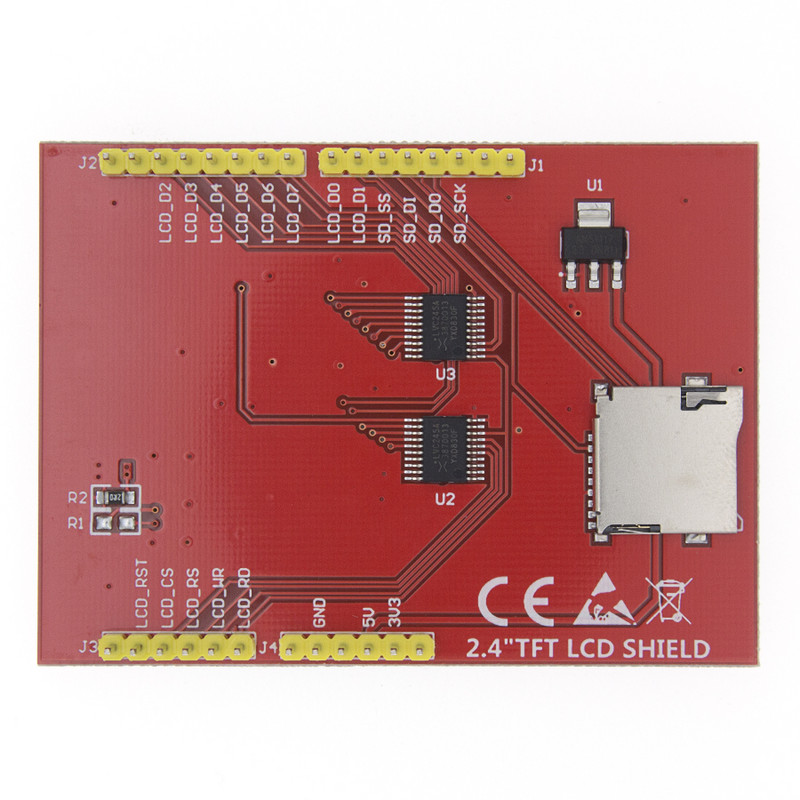 2,4-tolline TFT LCD Shield puutepaneeli ekraanimoodul 320x240 Ultra-HD ILI9341 draiver Arduino Mega2560 UNO R3 jaoks koos puutepliiatsiga