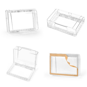 Αυτοκόλλητο αδιάβροχο κουτί τύπου 118 γενικής χρήσης διαφανές κάλυμμα υποδοχής διακόπτη σκόνης κάλυμμα μπάνιου πρίζα κουζίνας κουτί αδιάβροχο