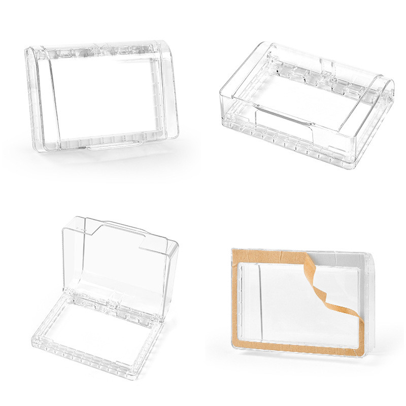 Pašlīmējoša ūdensnecaurlaidīga kārba 118 tipa universāla caurspīdīga slēdža ligzdas putekļu pārsegs vannas istabas virtuves kontaktligzdai šļakatām droša kaste