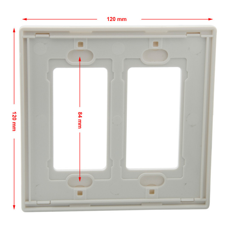 1 Gang 2 Gang 3 Gang No Screw USA stiilis seinaplaat