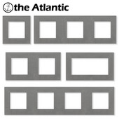 S-seeria – kohandatud hall plastraam, üks kahekordne kolmekordne neljakordne paneel DIY pistikupesa, tasuta kombineeritud hõbehall