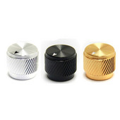 1 tk tipptasemel alumiiniumist nupuga potentsiomeetri nupp 15 * 13 * 6 mm helitugevuse lüliti pöördkodeerija nupud hõbedane/must/kuldne