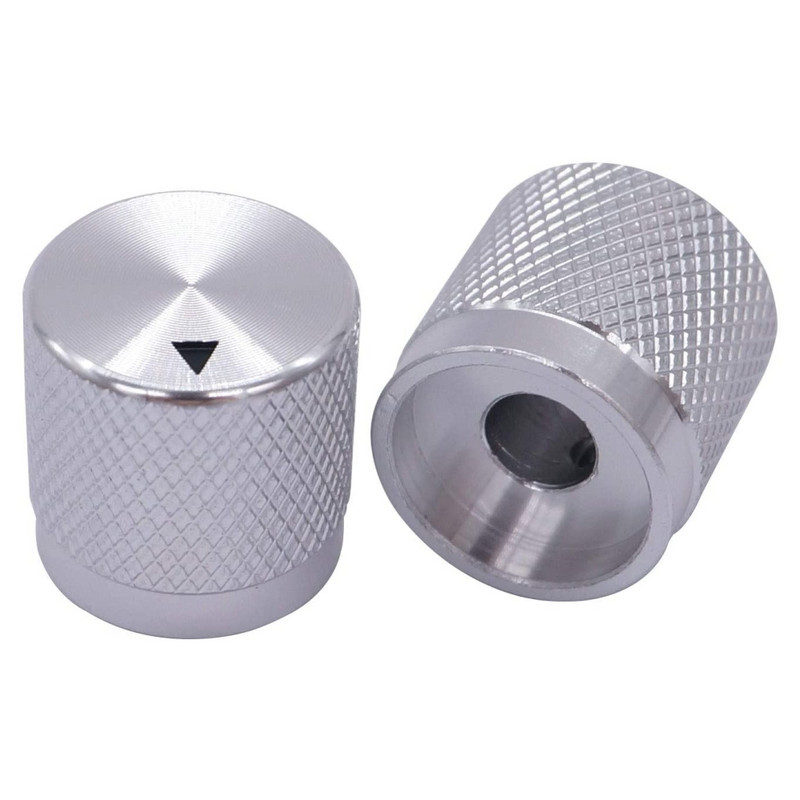 2 komada 17 x 17 mm (promjer x visina) 6 mm osovina Aluminijska rotacijska elektronička upravljačka ručica potenciometra Gumb za kontrolu glasnoće Gumb 17*17 mm