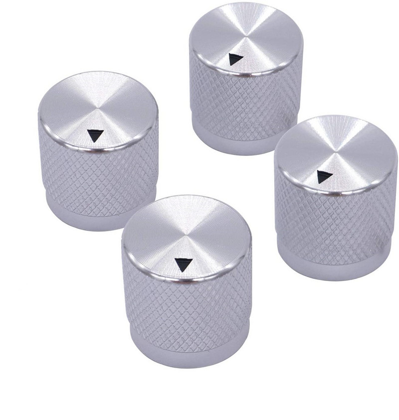 2 komada 17 x 17 mm (promjer x visina) 6 mm osovina Aluminijska rotacijska elektronička upravljačka ručica potenciometra Gumb za kontrolu glasnoće Gumb 17*17 mm