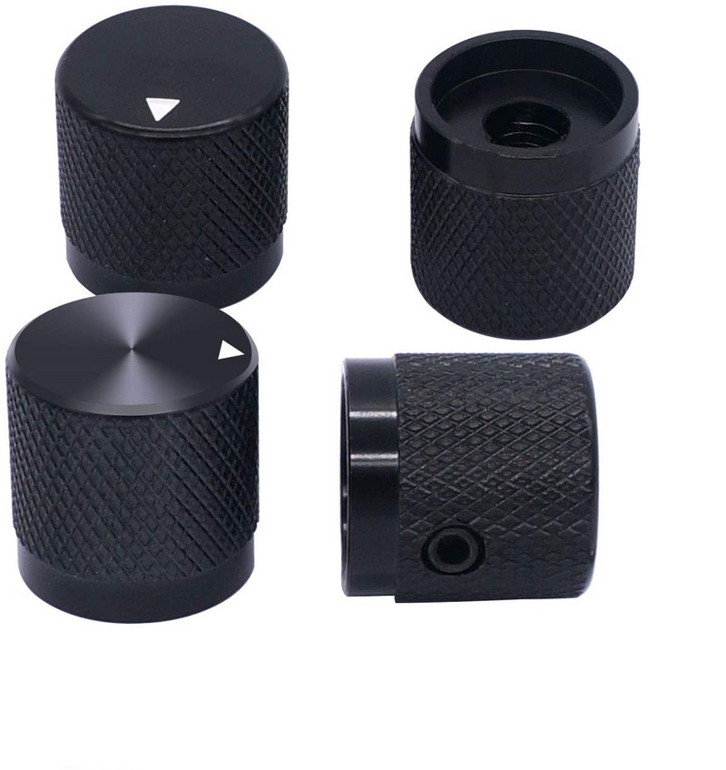 2 komada 17 x 17 mm (promjer x visina) 6 mm osovina Aluminijska rotacijska elektronička upravljačka ručica potenciometra Gumb za kontrolu glasnoće Gumb 17*17 mm