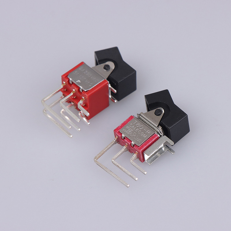 RLS-202-A4-00 Konektor klackalice brodski tip Gumb Klackalica Savijena stopala Bočni prekidač 6 stopa 2 brzine