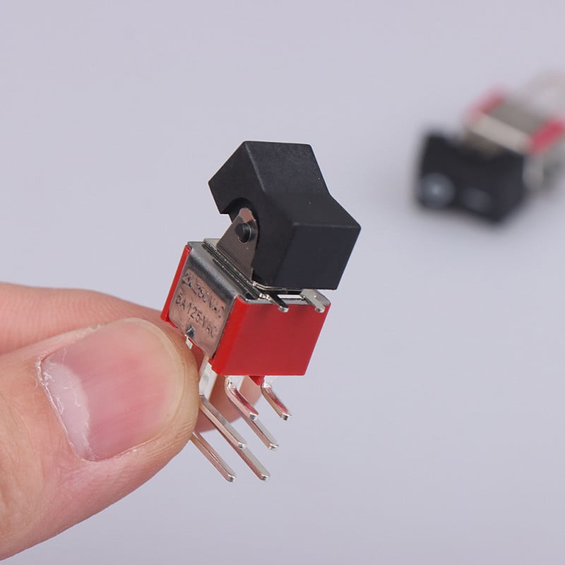 RLS-202-A4-00 Konektor klackalice brodski tip Gumb Klackalica Savijena stopala Bočni prekidač 6 stopa 2 brzine