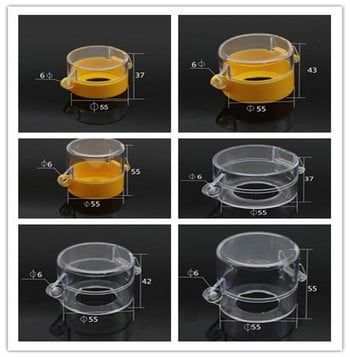 Бутон за аварийно спиране, защитен капак, самозалепващо се, неотстраняемо, прозрачно копче за авариен превключвател, кръгъл капак
