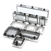 2-18-suunaline kaitselüliti läbipaistev kaitsekate IP67 veekindel kasti varjestuslüliti akna kaitsekate