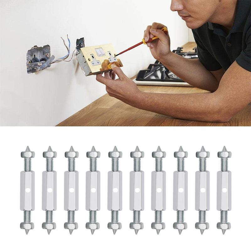 10 paari kassetiparandaja 86/118 tüüp seinalüliti kassett alumine korpus Kahjustuse parandamise tööriistad tumedad karbid tugivarda vahetus