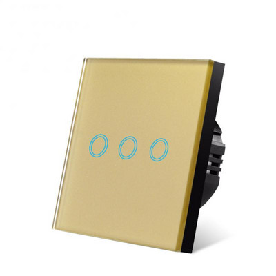 1/2/3Gang Smart Switch EU Wifi Smart Touch Light slēdža panelis Nav nepieciešams neitrāls vads Atbalsts Alexa Google mājas tālvadības pults