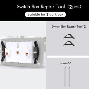 Vijak za popravak kutije s utičnicom za standardnu zidnu montažu u SAD-u nove generacije 120 118 Alat za podršku servisera za brzi oporavak kasete s prekidačem