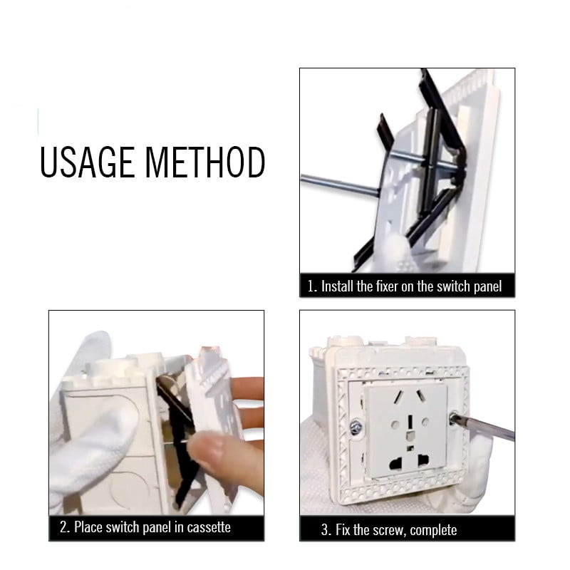 Vijak za popravak kutije s utičnicom za standardnu zidnu montažu u SAD-u nove generacije 120 118 Alat za podršku servisera za brzi oporavak kasete s prekidačem