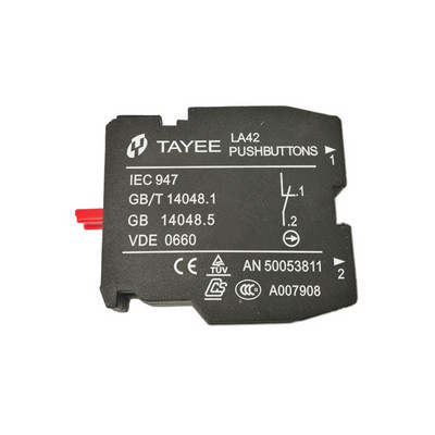 1gab Spiedpogas slēdža kontakti priekš LA42 NO/NC NO/NC