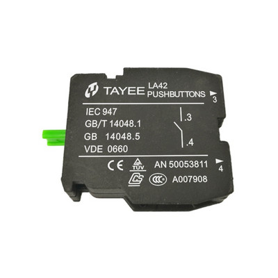 1gab Spiedpogas slēdža kontakti priekš LA42 NO/NC NO/NC