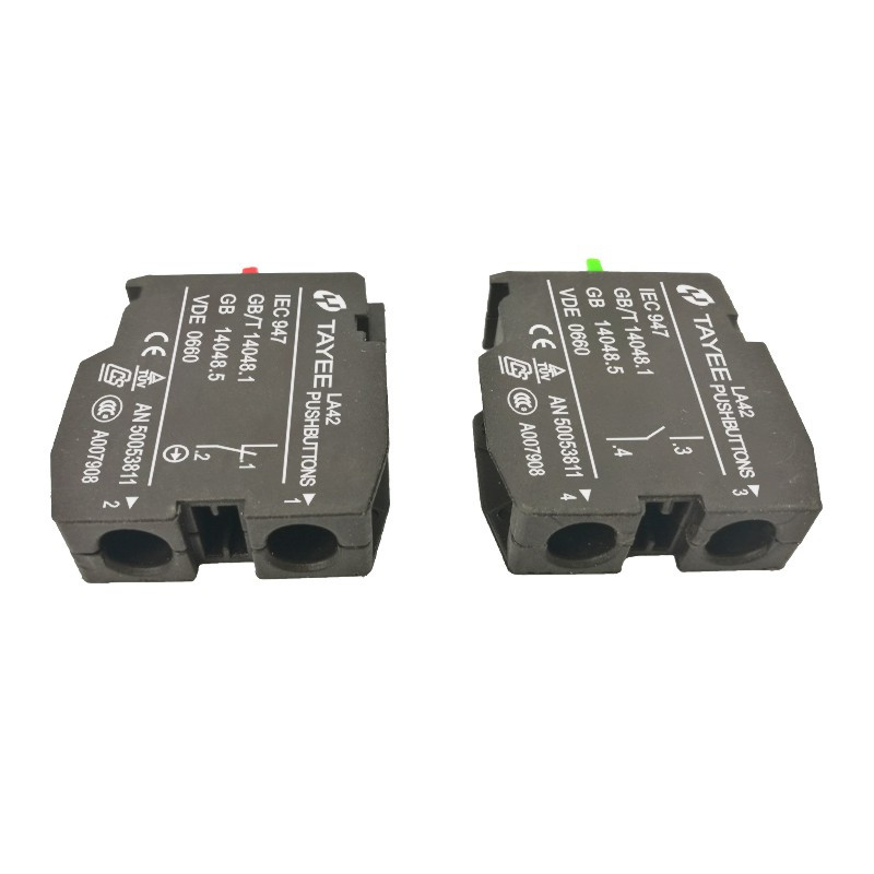 1gab Spiedpogas slēdža kontakti priekš LA42 NO/NC NO/NC