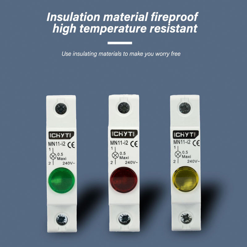 Tip Led tračnice Signalno svjetlo Prekidač Razvodna kutija Indikator napajanja ormarića 240 V Crveno Žuto Zeleno