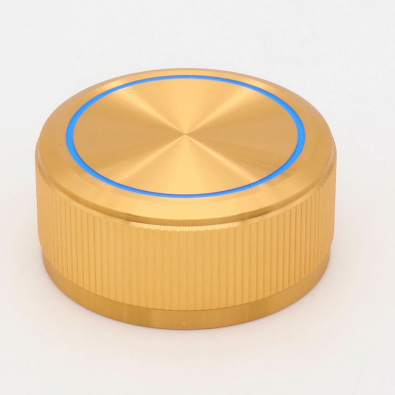 Gumb za upravljanje potenciometrom od aluminijske legure, glasnoća zvuka, električna gitara, bas gumb, tip vijka 38 x 16,6 mm (dh)