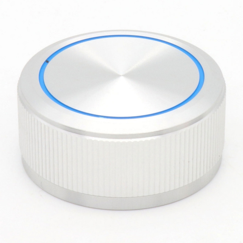 Gumb za upravljanje potenciometrom od aluminijske legure, glasnoća zvuka, električna gitara, bas gumb, tip vijka 38 x 16,6 mm (dh)