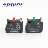 10 tk XB5 XB4 tavaliselt avatud ja suletud kontaktiploki nupplüliti osad EI Roheline NC punane BE101 BE102 ZB5 APDIQI ZBEE-101