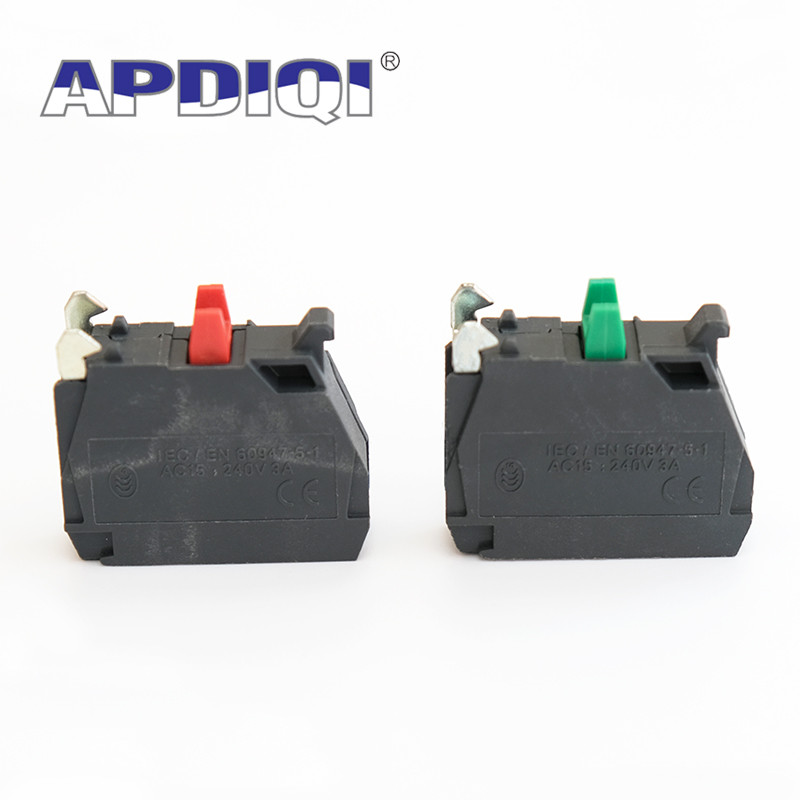 10 tk XB5 XB4 tavaliselt avatud ja suletud kontaktiploki nupplüliti osad EI Roheline NC punane BE101 BE102 ZB5 APDIQI ZBEE-101