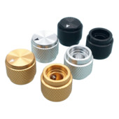 1 KOM Aluminijska ručka Potenciometar Gumb 15*13*6 mm Prekidač glasnoće Rotirajući gumbi kodera