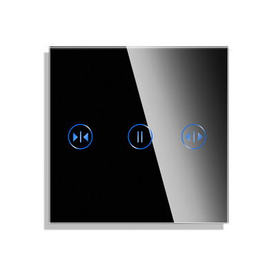 DIY aizkari blāvs kristāla stikla panelis