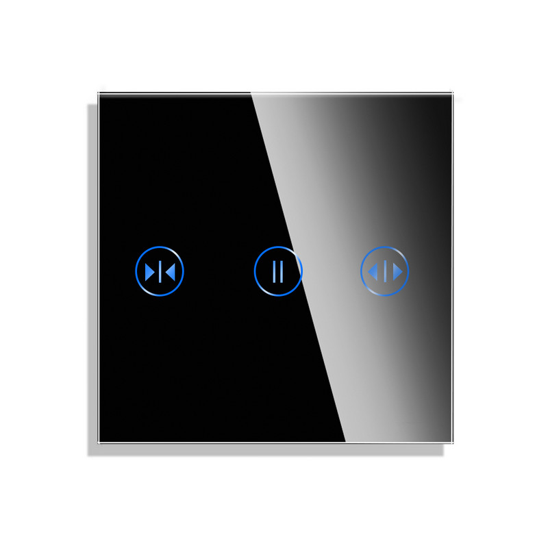 DIY aizkari blāvs kristāla stikla panelis