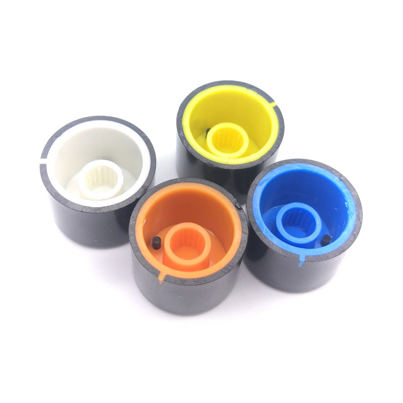 5 tk 19,5x15 mm võlli auk 6 mm läbimõõduga potentsiomeetri helitugevuse reguleerimine