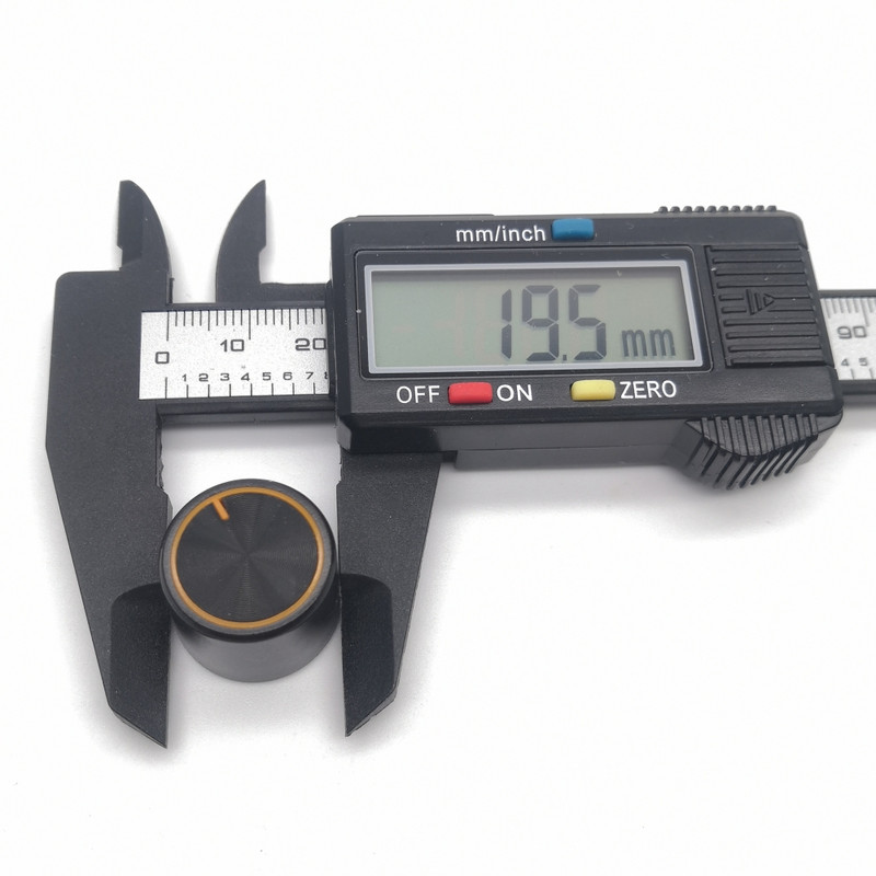 5 tk 19,5x15 mm võlli auk 6 mm läbimõõduga potentsiomeetri helitugevuse reguleerimine