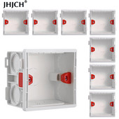 86 tip električna podesiva ugradna kutija kazetna sklopka utičnica razvodna kutija skrivena skrivena unutarnja ugradna kutija bijela