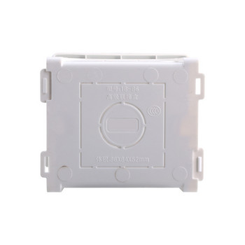 86 тип електрическа регулируема монтажна кутия касета превключвател гнездо съединителна кутия скрита скрита вътрешна монтажна кутия бяла
