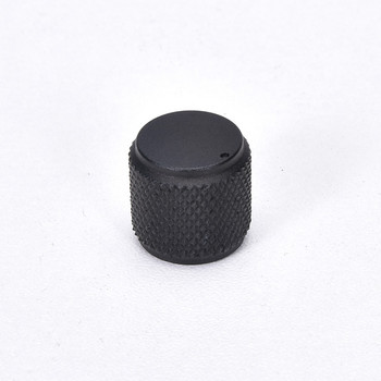 Копчета от 2 части от алуминиева сплав Цилиндрични назъбени аудиосистеми Копчета Направи си сам Диаметър 15 mm Височина 15 mm (златисто сребърно черно червено)