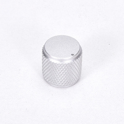 2-osaline alumiiniumsulamist nupp, silindriline rihveldatud helisüsteem isetegemise nupud läbimõõt 15 mm kõrgus 15 mm (kuldne hõbe must punane)