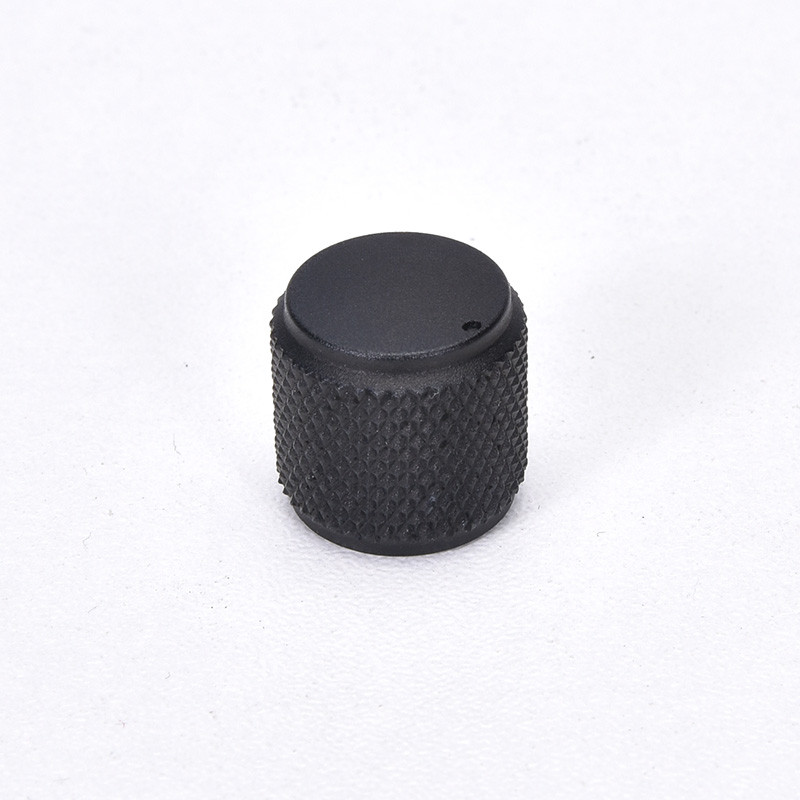 2-osaline alumiiniumsulamist nupp, silindriline rihveldatud helisüsteem isetegemise nupud läbimõõt 15 mm kõrgus 15 mm (kuldne hõbe must punane)