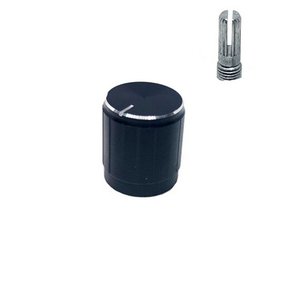 5 komada crne srebrne zlatne aluminijske legure prekidača kape potenciometarskih gumba prekidača enkodera Plum osovina D osi poluosovine 15x17mm