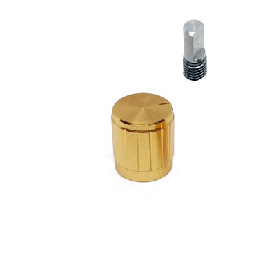5 komada crne srebrne zlatne aluminijske legure prekidača kape potenciometarskih gumba prekidača enkodera Plum osovina D osi poluosovine 15x17mm