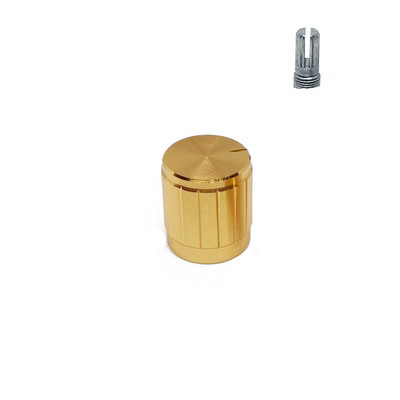 5 komada crne srebrne zlatne aluminijske legure prekidača kape potenciometarskih gumba prekidača enkodera Plum osovina D osi poluosovine 15x17mm