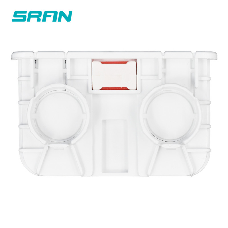SRAN regulējama montāžas kārba Iekšējā kasete 86mm*83mm*50mm 86 tipa rozetēm un slēdžiem Balta/sarkana vadu aizmugures kaste