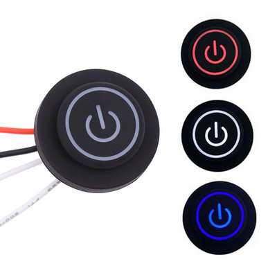 3 Gears Smart Home Touch Sensor Poga Aptumšojams kontrolieris ar LED pārnēsājamam sildītājam