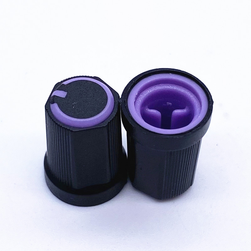 10kom Potenciometar s rotirajućim gumbom Poklopac gumba efektora miksera za 6 mm nazubljenu osovinu 270° D-os