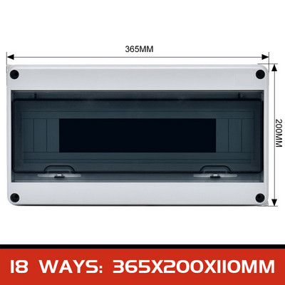 5 8 12 15 18 24 puta Plastična električna razvodna kutija IP65 Vodootporna MCB spojna žica Prekidač kutija na otvorenom