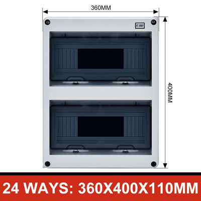 5 8 12 15 18 24 puta Plastična električna razvodna kutija IP65 Vodootporna MCB spojna žica Prekidač kutija na otvorenom