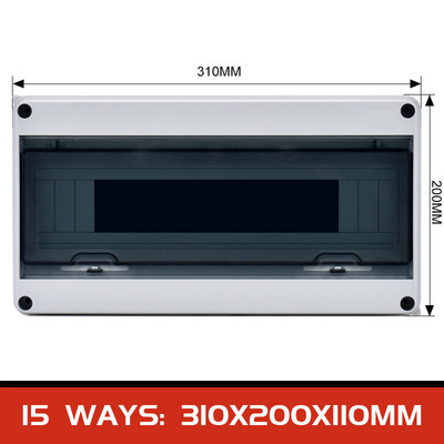 5 8 12 15 18 24 puta Plastična električna razvodna kutija IP65 Vodootporna MCB spojna žica Prekidač kutija na otvorenom