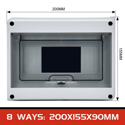 5 8 12 15 18 24 puta Plastična električna razvodna kutija IP65 Vodootporna MCB spojna žica Prekidač kutija na otvorenom