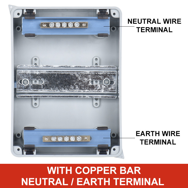 5 8 12 15 18 24 puta Plastična električna razvodna kutija IP65 Vodootporna MCB spojna žica Prekidač kutija na otvorenom