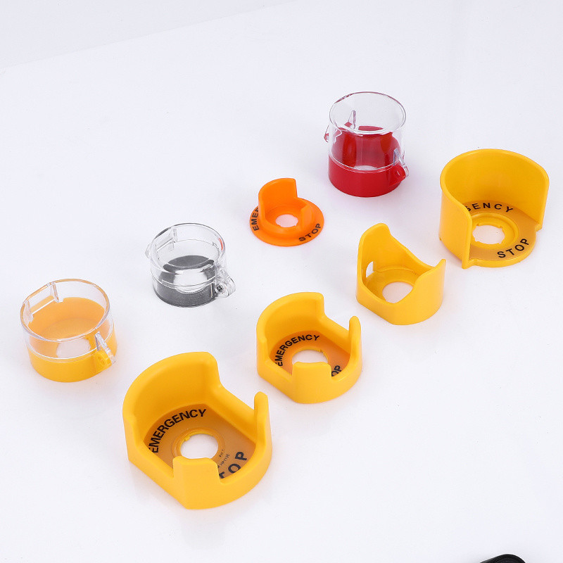 16/22 mm hädaseiskamisnupu lüliti lisatarviku kaitsekate LA38-11 iselähtestusnuppude nupukarp väike suurus