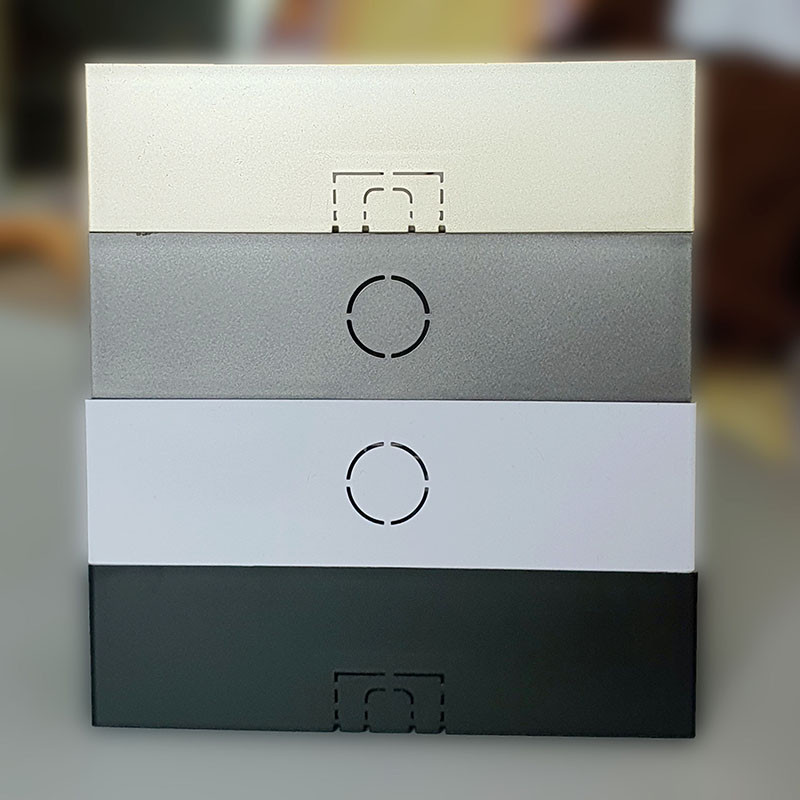 147*86*40mm Luksuzna kutija s utičnicama s prekidačima, Kutija za vanjsku montažu za Smart Touch Light Zidni prekidač 6 grupa Bijela Crna | Siva | Zlato